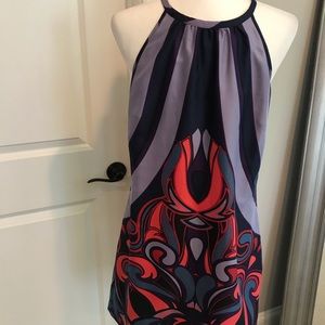 Purple halter dress